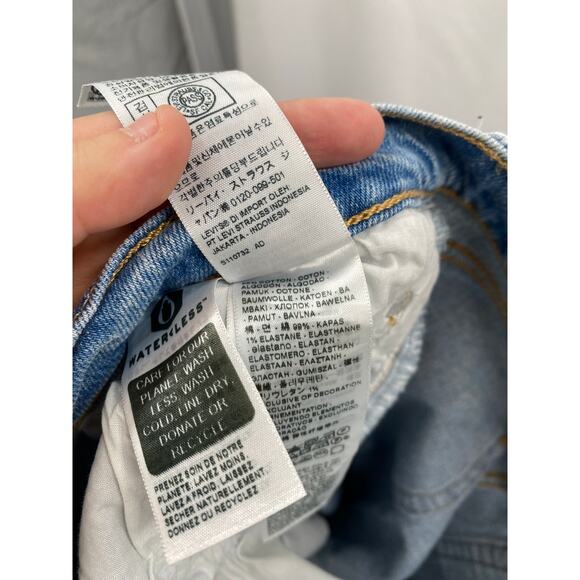 Levi's Ribcage Full-length Jeans - Blue - Picture 7 of 7